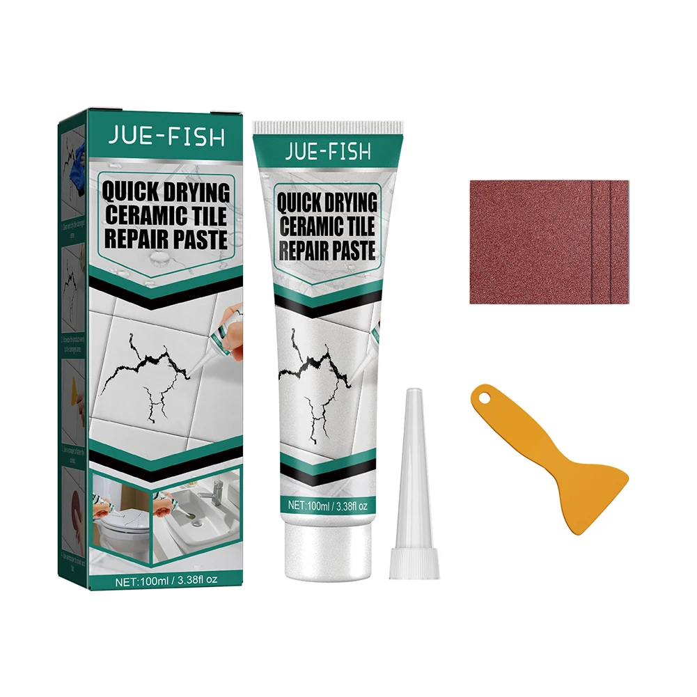 Practical Floor Tile Repair Cream Environmentally Universal Ceramic Crack Paste Quick-Drying Waterproof for Floor Wall Tile