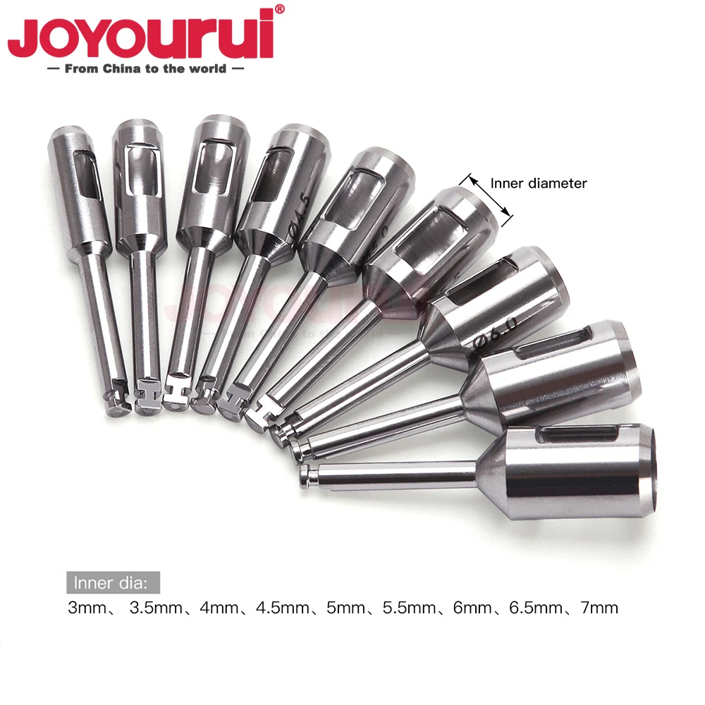 Dental Implant Tissue Punch Stainless Steel Gingival Ring Cutter Low Speed Handpiece Dentistry Surgical Instruments