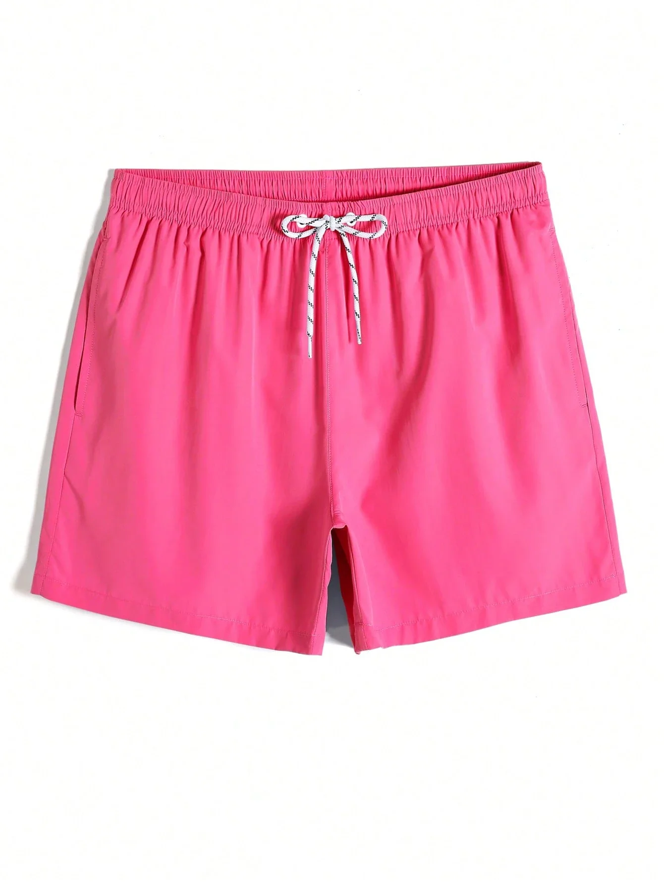 

Мужские розовые плавки с завязками на талии и наклонными карманами