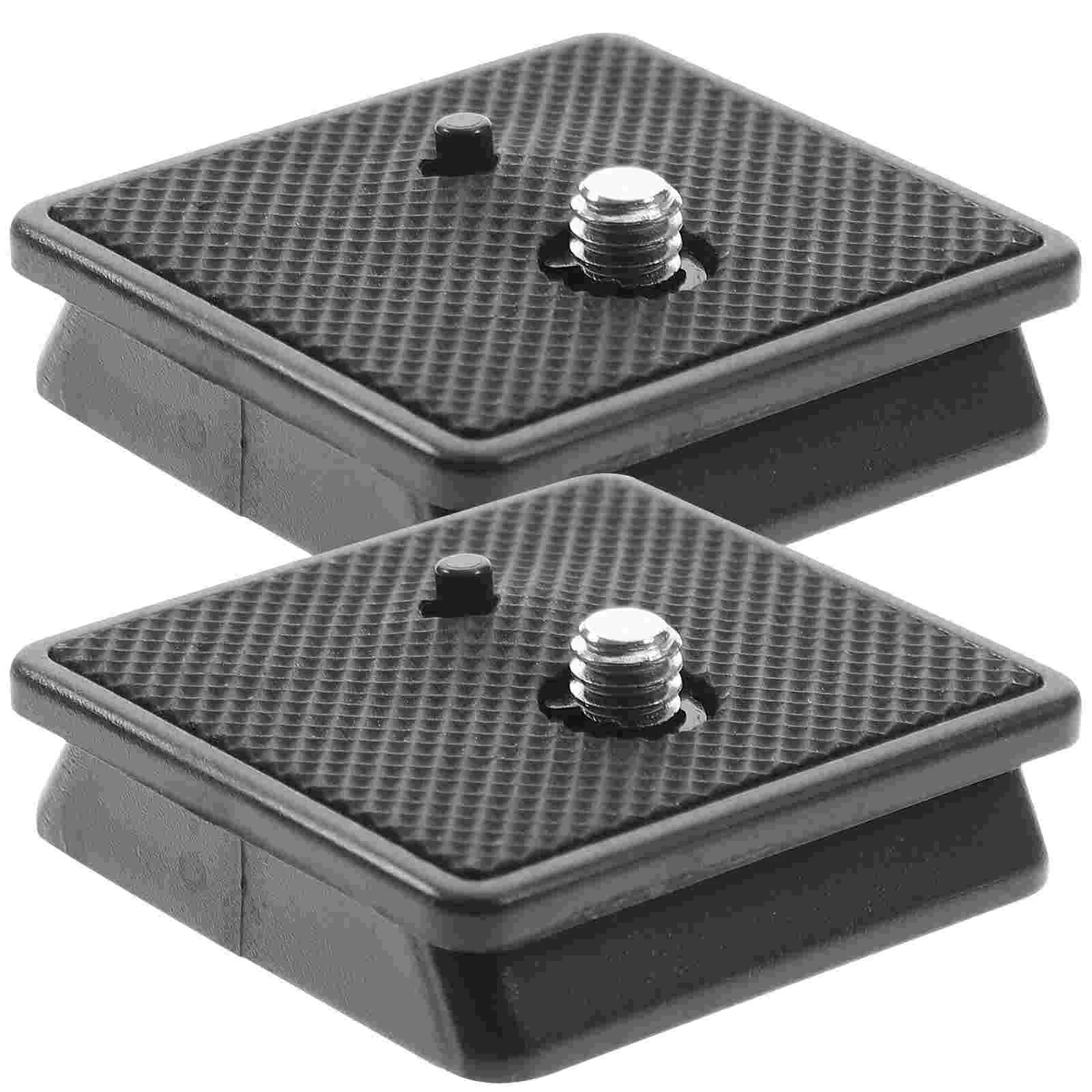 

2 Pcs Gimbal Quick Release Plate Camera Mount Tripod Attachment Adapter Abs and Metal Mounting Accessories