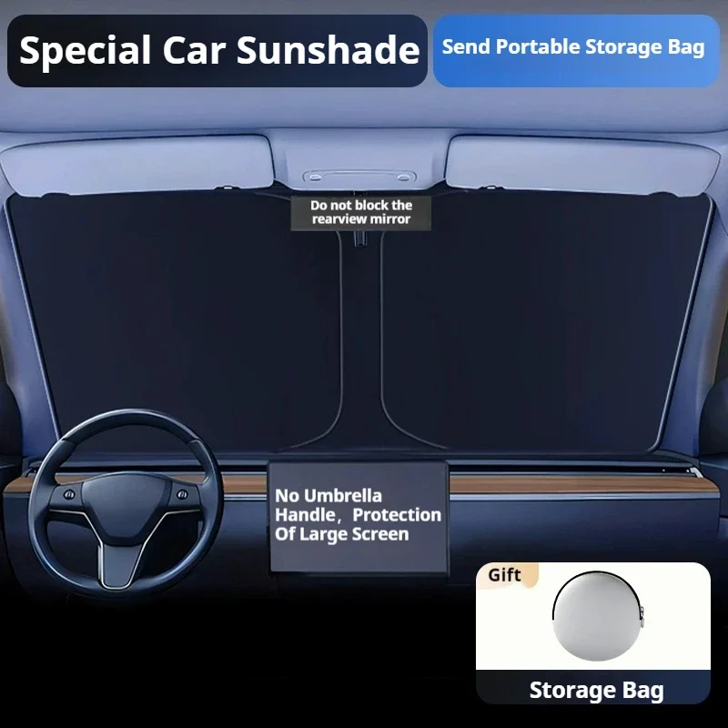 Car Sun Visor For VW Volkswagen Passat Magotan B8 2014~2022 2020 Front Windshield Sunshade Insulation Cooling Auto Accessories view 5