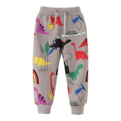 Zeebread 2-7T Dinosaurs Baby Boys Sweatpants Drawstring Hot Selling Children's Trousers Autumn Spring Kids Pants