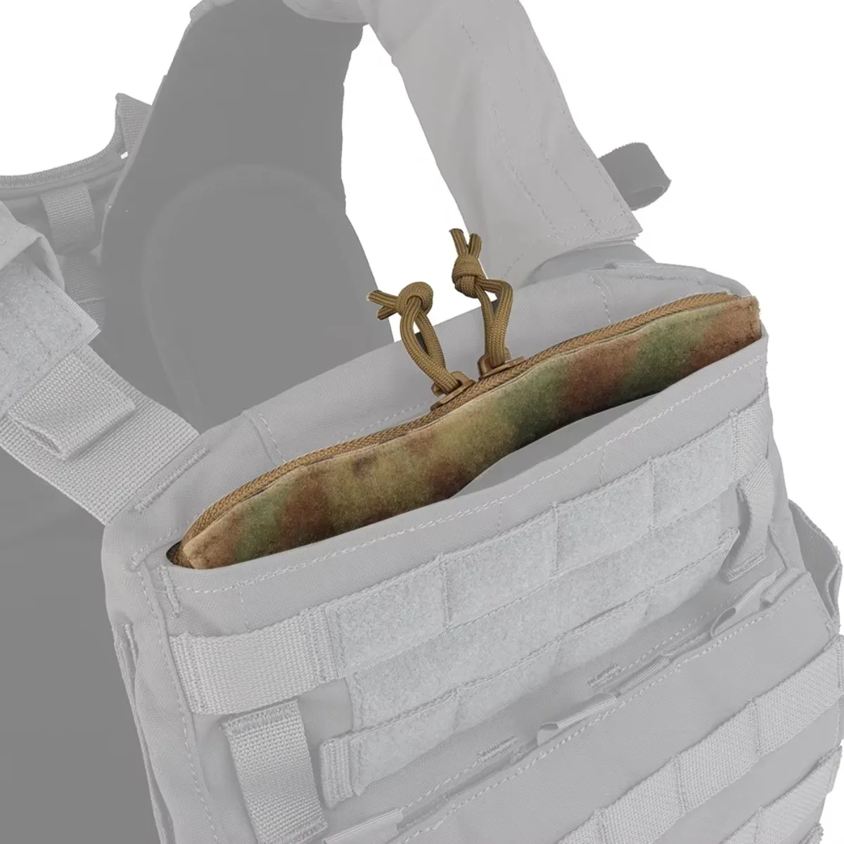 Tactical Zipper Insertion Hook and Ring Attachment Flap Pocket Zipper Closure MBAV Crye AVS Hunting Vest Plate Carrier