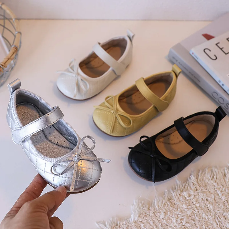 

Spring Autumn Baby Girls Casual Shoes Cute Bow Mary Jane Fashion Children's Flats Party Kids Dance Shoes