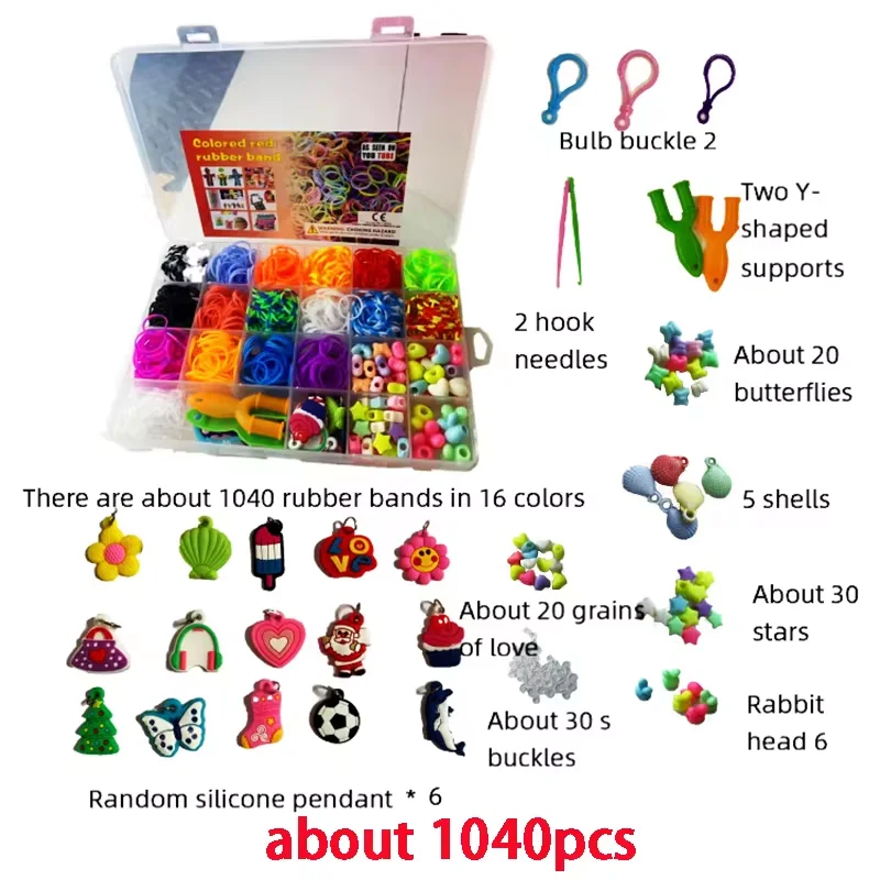 ทอผ้า Loom Kit ของเล่นสําหรับเด็กผู้ใหญ่ง่าย Potholder Loom กิจกรรมถักสําหรับผู้เริ่มต้น Square Buildable Loom Knitting Activit