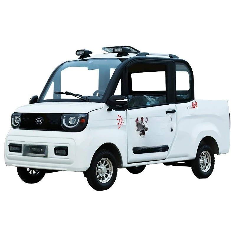 

Four-wheeled electric vehicle pickup new energy small old man music adult commercial cargo battery scooter