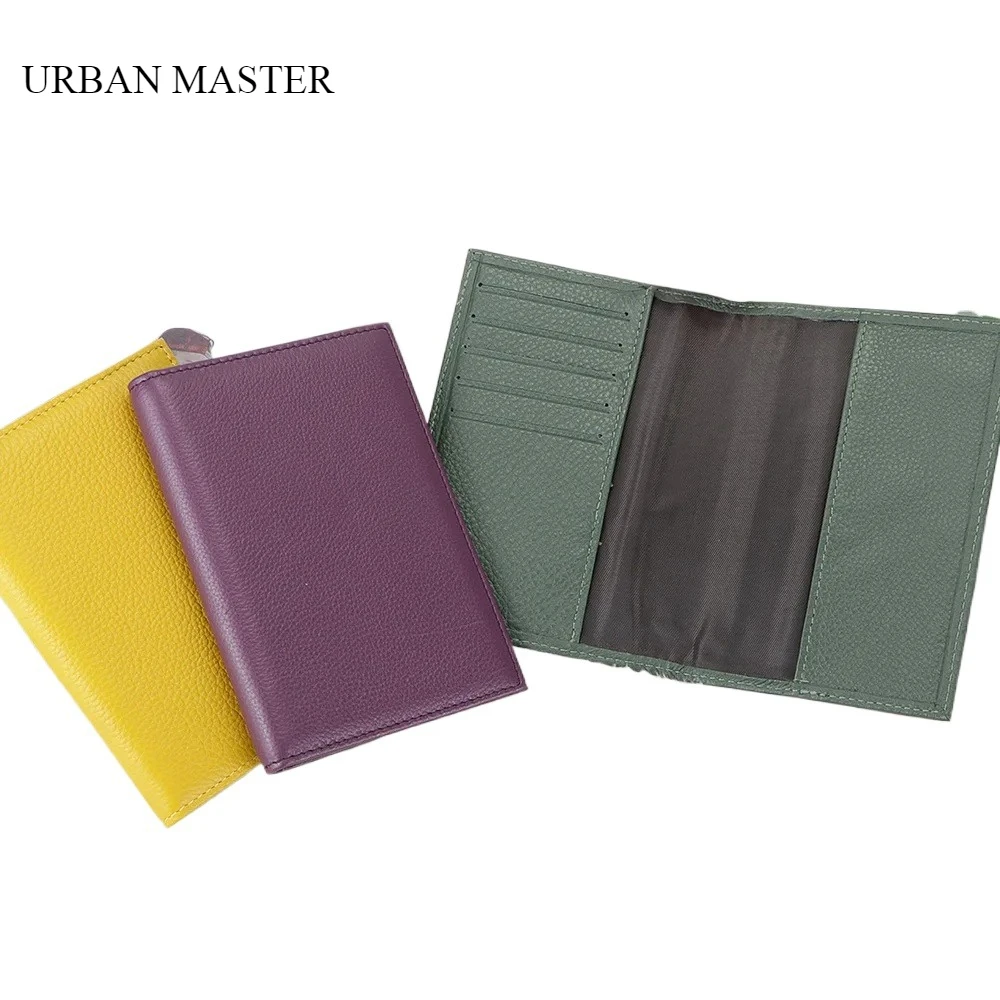 

Wallets For Gentleman Wallets Men Women Simple Travel Organizer Wallet Unisex Genuine Leather Luxury Passport Thin Card Holder