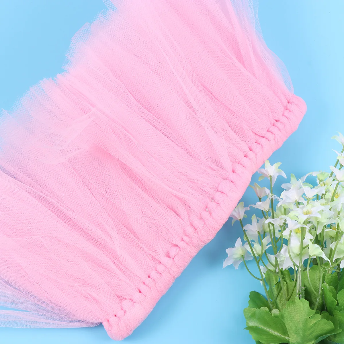 

Pet Skirt Small Clothes Sweet Dog Mesh Solid Tutu Gauze Summer Dress Comfortable Party