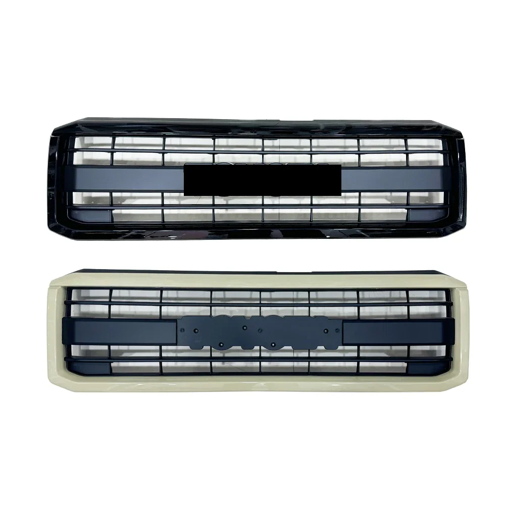 Chrome Black Front Grills Mesh For   Land Cruiser 70 76 79 LC70 LC76 77 LC79 FJ70 FJ79 Accessories Grille Kit