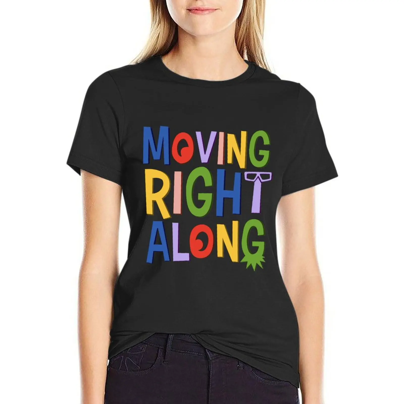 Moving Right Along T-Shirt cute tops tops summer top t-shirts for Women cotton