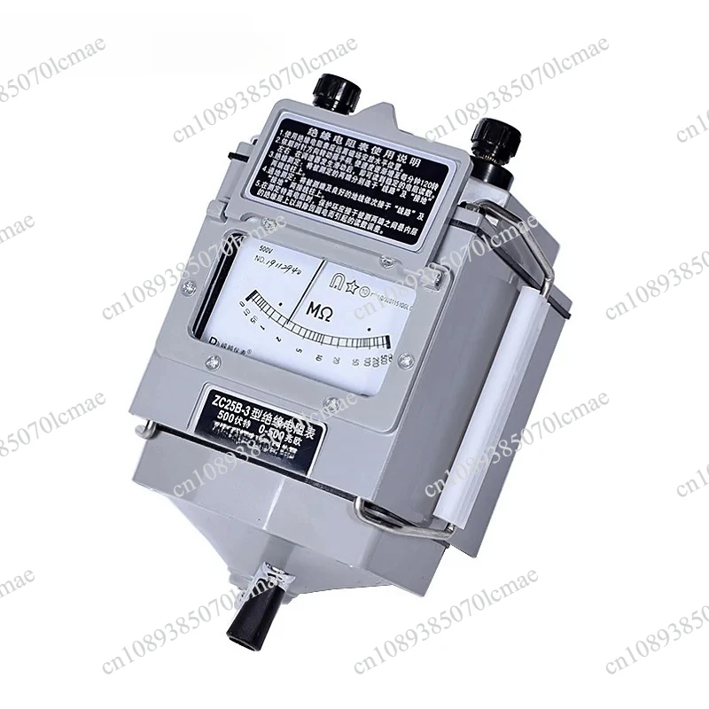testeur-de-resistance-d'isolement-zc25-4-1000v-megohmmetre-zc25-testeur-de-resistance-a-manivelle-1000v-pour-electricien