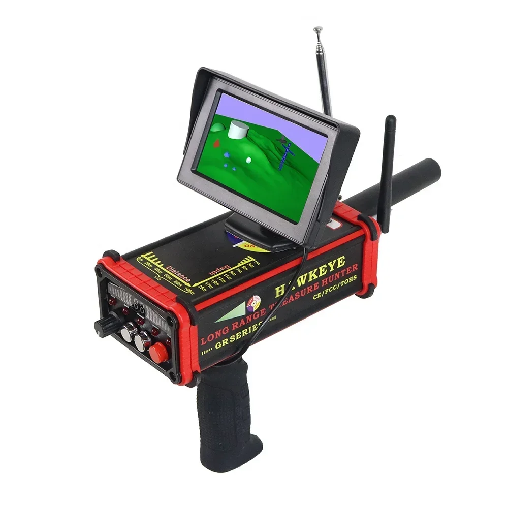 Newest HAWKEYE GR-1000 Plus Underground Metal Detector GR1000 Plus Gold Silver Copper Diamond Detector Finder Hunter