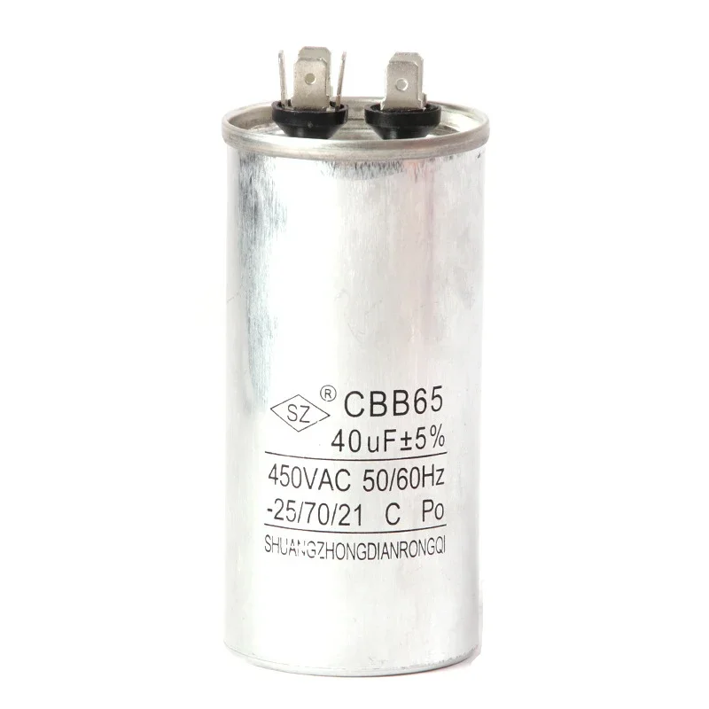 Imagem -04 - Capacitor do Motor da C.a. Condicionador de ar Compressor Começo Cbb65 450vac 20uf 25uf 30uf 35uf 40uf 45uf 50uf 60uf uf 70 5