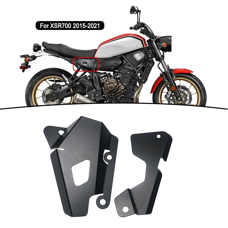 XSR700 Side Panel Frame Cover Brake Reservoir Guards Protector For Yamaha XSR 700 2015-2021 2019 2020 Motorcycle Accessories