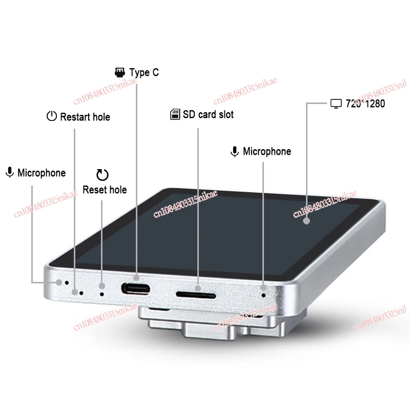 5.5-inch built-in Android AIO POE tablet with DC 12V plug in