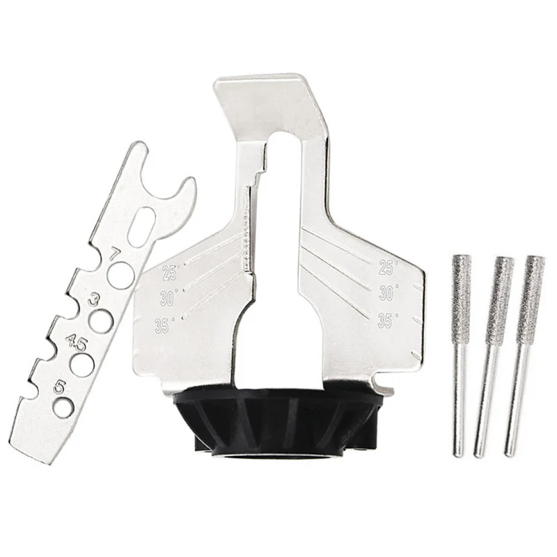 Accessorio per utensili per rettifica seghettato a catena per sega elettrica con aste per lucidatura a dente per sega per smerigliatrice elettrica