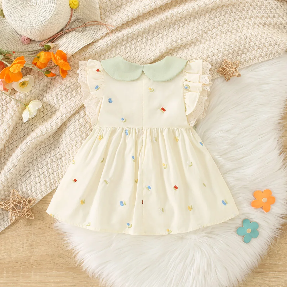 New Summer Dress For Girls Elegant And Sweet Princess Dress Stylish Childrens Dress Princess Summer Dress