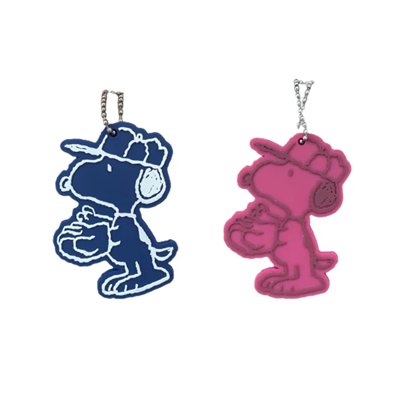 

Snoopy Keychain Anime Key Chain Pendant for Women Car Keyring Cartoon Backpack Pendant Rubber Car Keyring Wallet Accessories