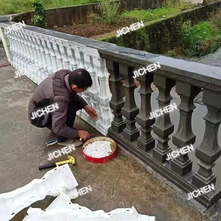 CJccndte Artikel Römische Form Balkon Leitplanke Zaun Zement Vase Säule Balustrade Form Römische Säule Dekoration