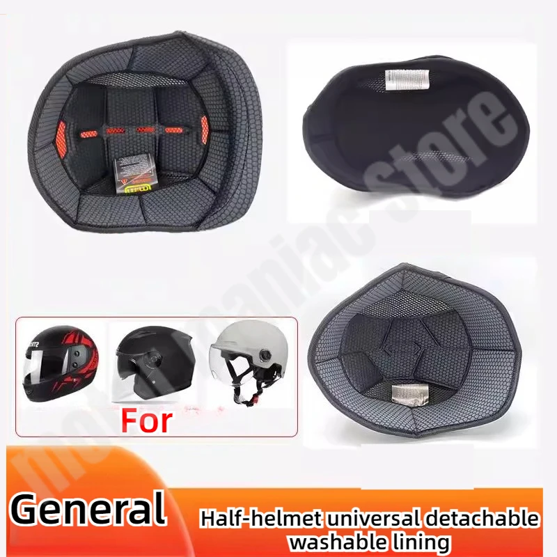 

Универсальная подушка для подкладки шлема, губчатая подушка, полуполный аксессуар для шлема, зимняя подушка для езды, электрический мотоциклетный шлем