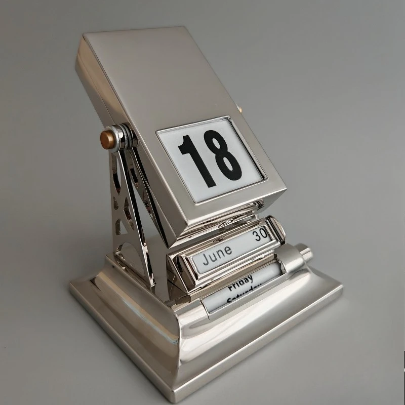 

Nordic Minimalist Rotatable Personalized Calendar Office Ornaments Mechanical Fun Perpetual Calendar for Desktop