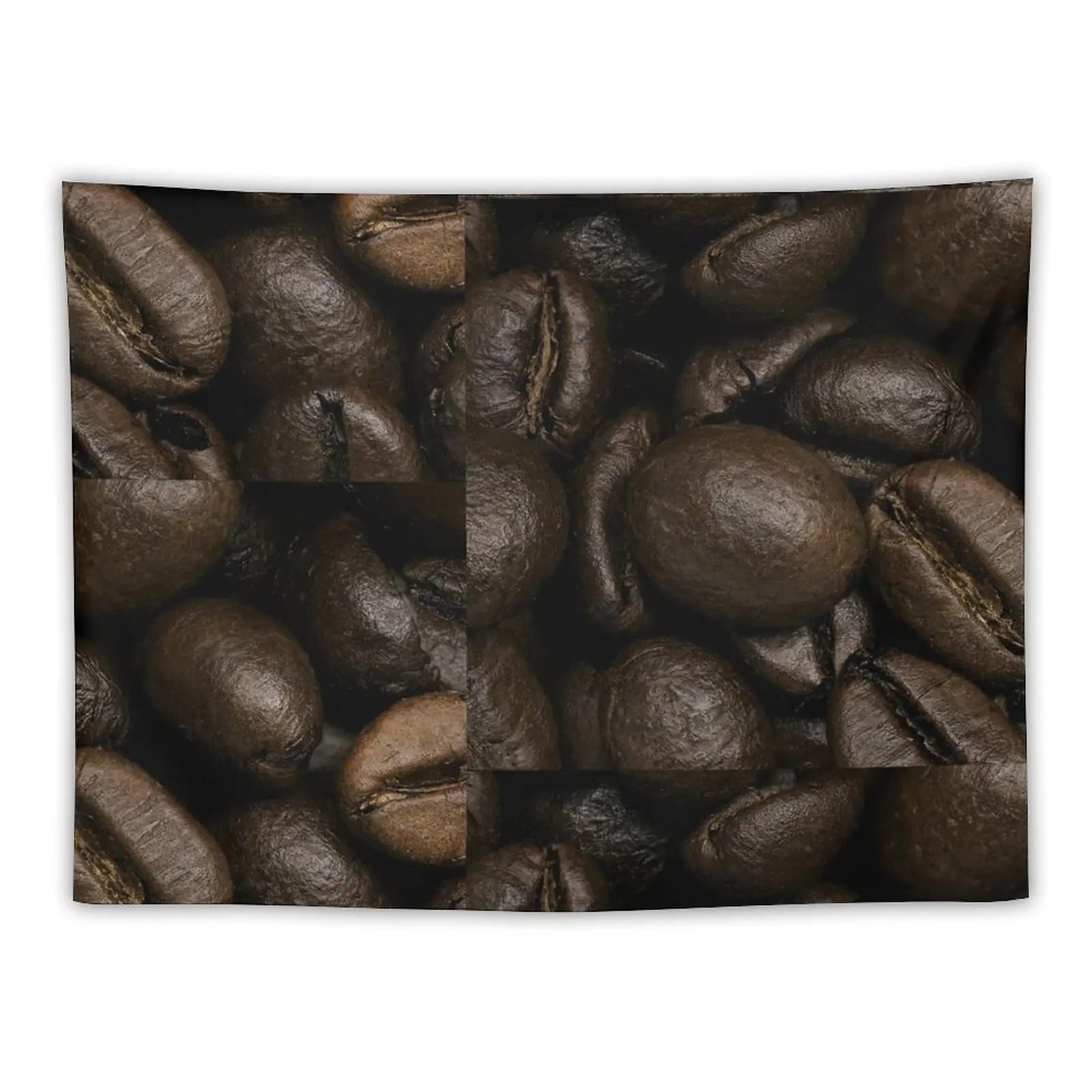 

Image: Coffee beans (close, macro) Tapestry Wall Decor Bedroom Decorations Room Decoration Accessories Tapestry