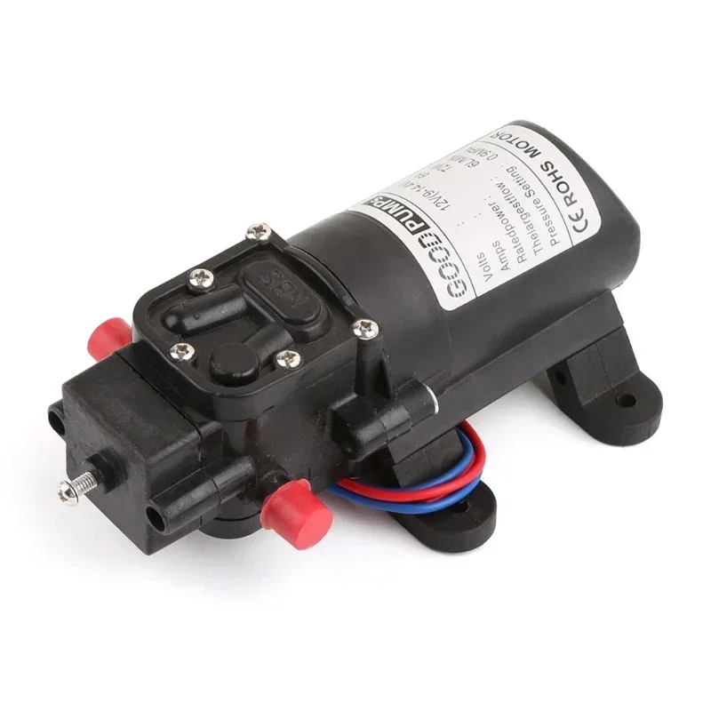 DC 12V 130PSI 6L/Min Water High Pressure Diaphragm Water Pump Self Priming Pump Automatic Switch 72W