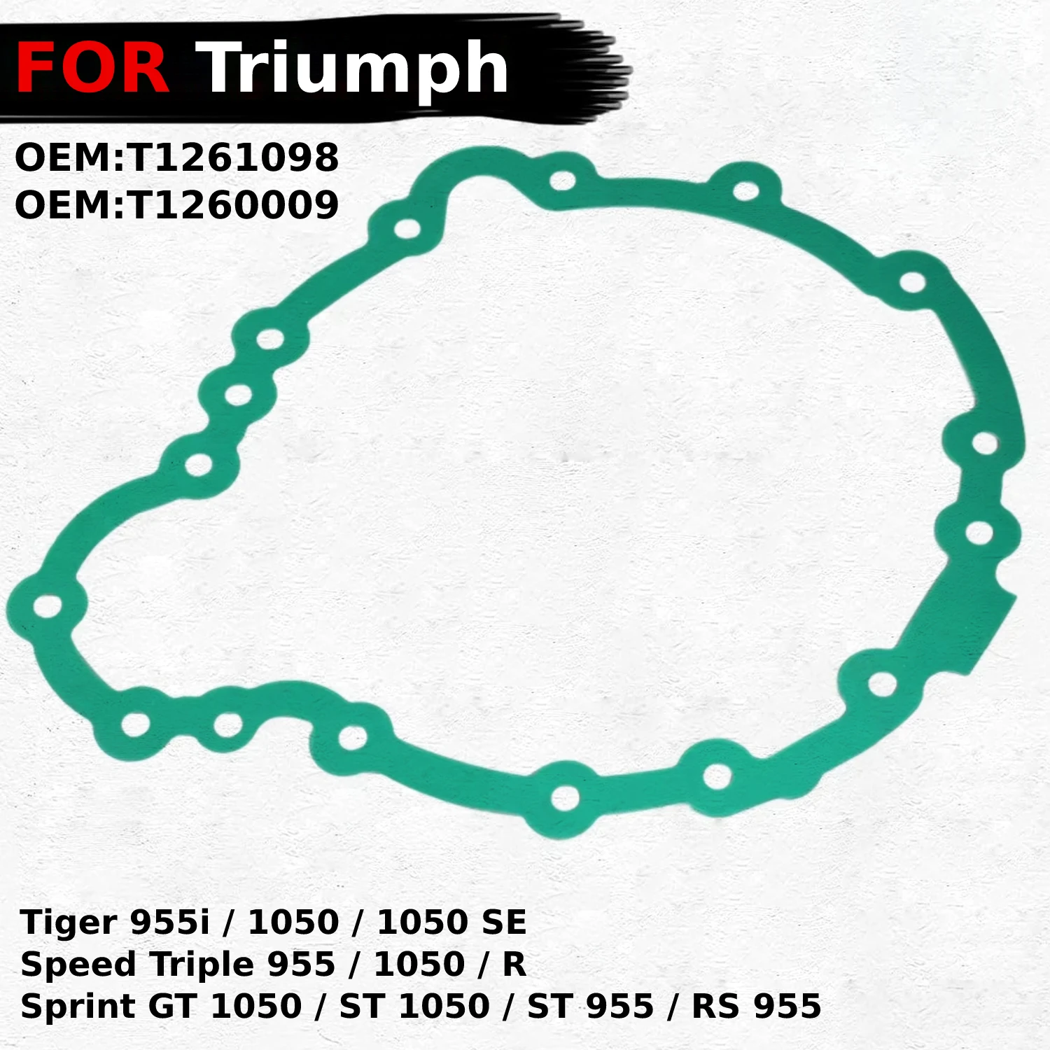 

Motorcycle Stator Generator Crankcase Cover Gasket For Triumph Tiger 955i/1050 Speed Triple 955/1050 OEM:T1261098 Accessories