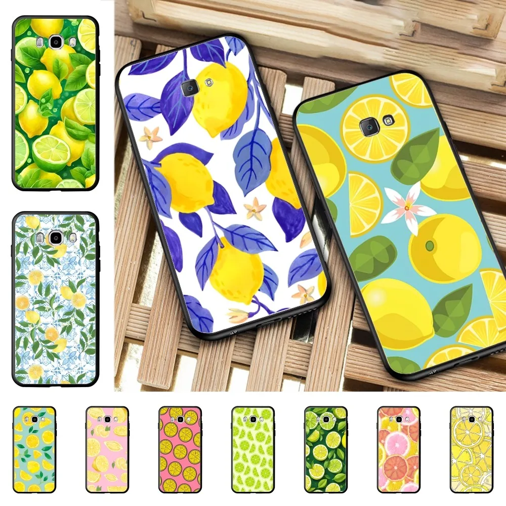 Fruit Lemon  Phone Case For Samsung J 7 plus 7core J7 neo J6 plus prime J6 J4 J5 Mobile Cover