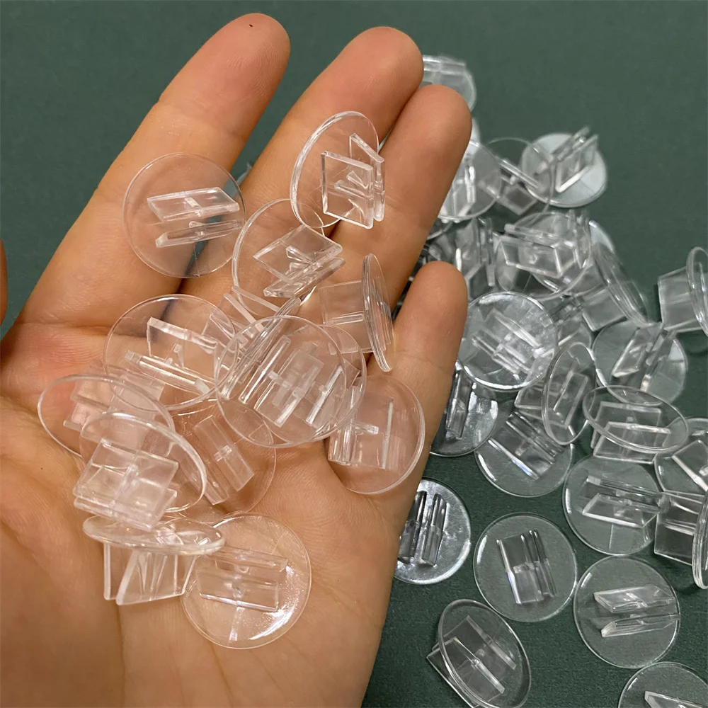 10/20/50Pieces Transparent Plastic Stand for 1-1.5mm Paper Card Board Game Components Card Holder For Game Cards