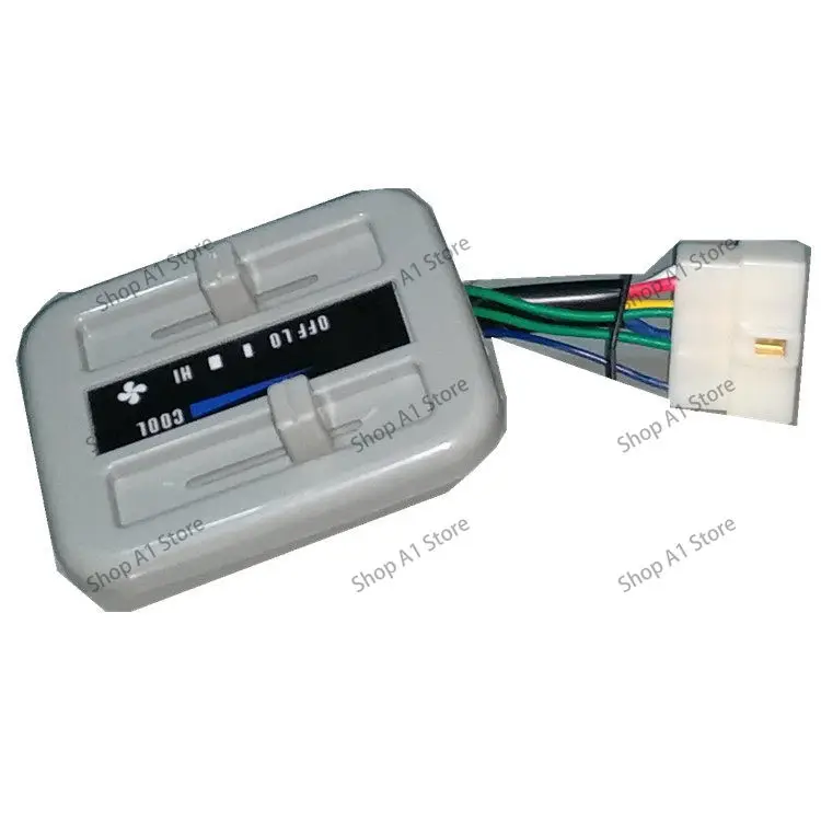 Automotive air conditioner evaporator three-speed air volume switch, resistance temperature control switch, trend controller