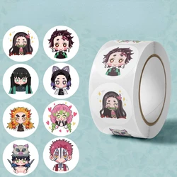 500pcs Demon Slayer Anime Sealing Stickers Phone Case Cute Sticker Pack Laptop Skin Kawaii Gift Packaging Art Supplies Kids Toys