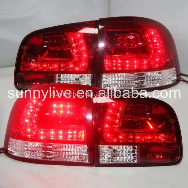

AIROW LED Rear Light LED Tail Lamp 2003-2009 Year Red White Color V1 for Touareg