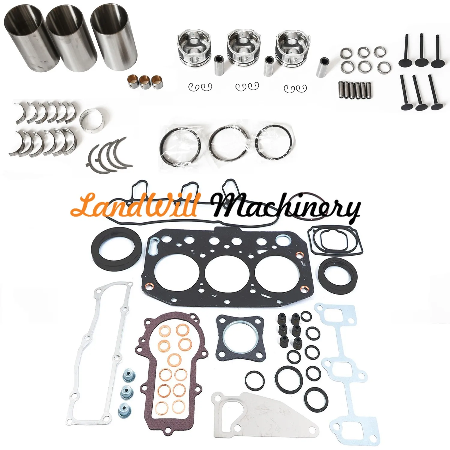 Overhaul Rebuild Kit Fits For Komatsu 3D70 Engine