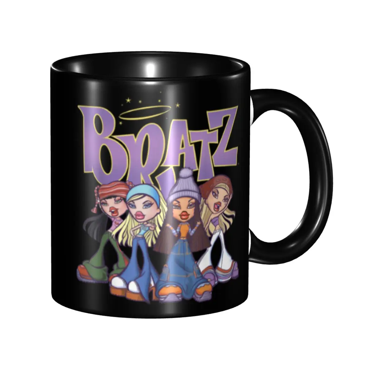 

Bratz Rock Angelz Cartoon Anime Movie Mug Customized Coffee Ceramic Mug Cup Creative Present