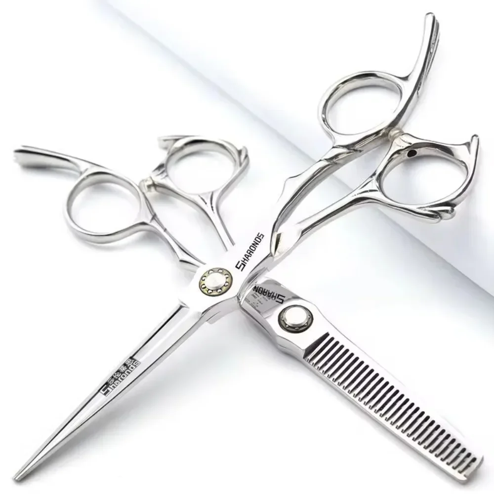 

SHARONDS Pet Professional Hair Gromming Scissors 6 Inch 440C Japanese Steel Barber Specialized Clippers Hair Cutting Tools