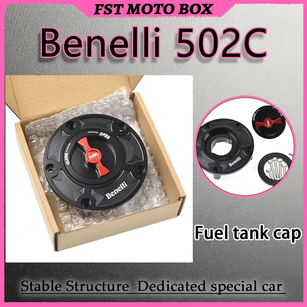 FOR Benelli 502C Special Racing Quick-Lock Fuel Cap Double-Layer Silicone Sealed Anti-Volatilization Motorcycle Fuel Lid