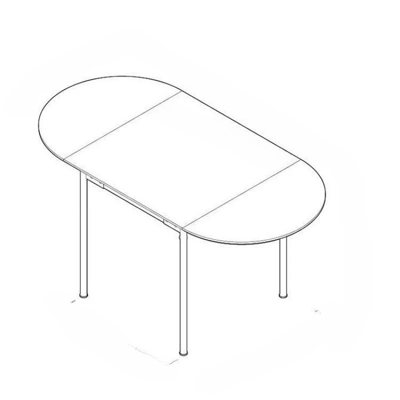 Nordic simple dining table, foldable dining table and chair combination, household retro small apartment, solid wood telescopic