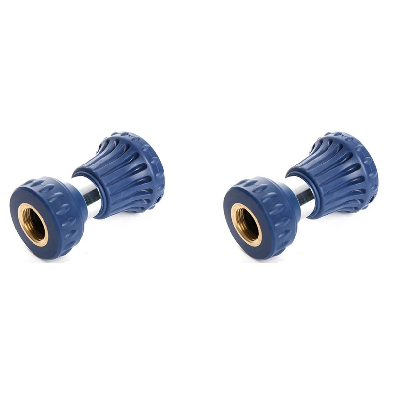 

2X Fire Hose Nozzle For Garden Hose, Heavy Duty Fireman Style Garden Hose Nozzles, Leak Proof & Adjustable Water Nozzle