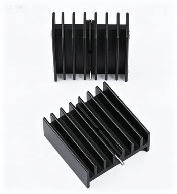 Xsd (Xin Shunda) To-220 To-247 Diode Aluminum Profile Heat Sink 35*15*35 Black with Pins High-Power Electronic Heat Dissipator