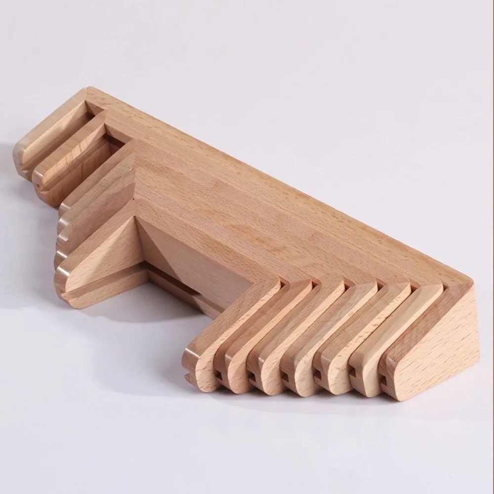 U-shaped Photo Frame Wooden Holder Walnut Wood Photo Display Picture Frame Holder Desktop Beech Wood Picture Holder Home Decor