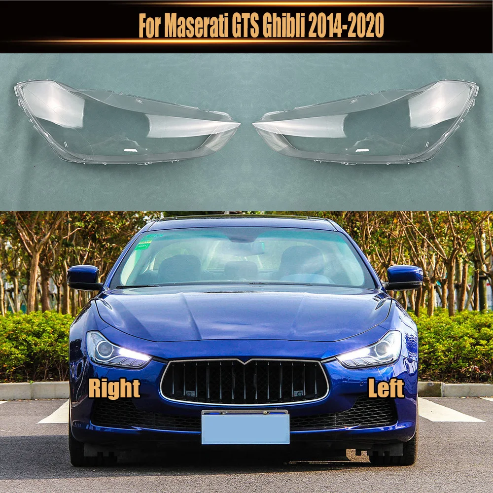 

Для Maserati GTS Ghibli 2014-2020 крышка передних фар прозрачный абажур в виде линзы из плексигласа замена оригинального абажура