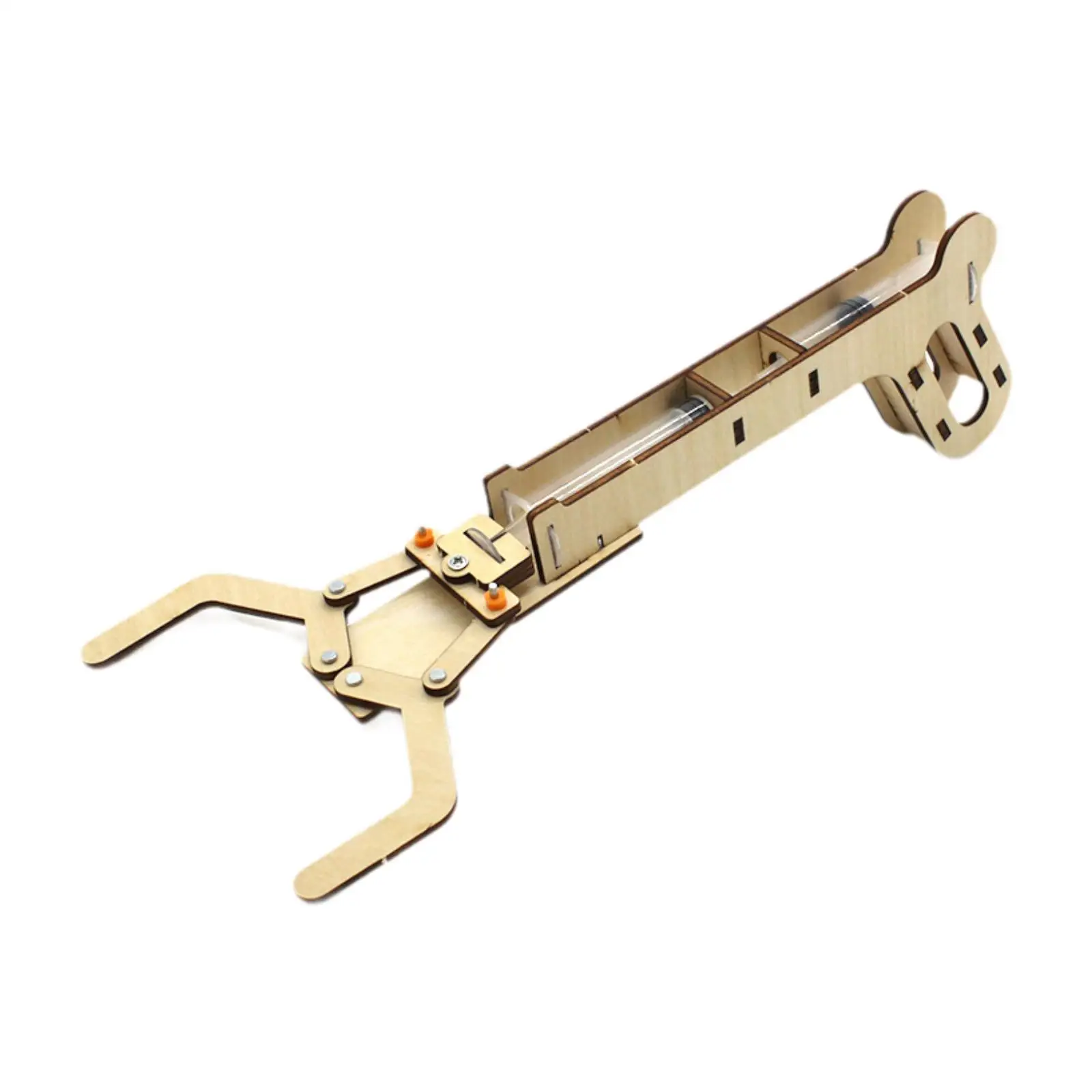 مجموعة مكعبات البناء الخشبية، ألعاب البناء الإبداعية، مجموعة نماذج الذراع الآلي الهيدروليكي للأطفال الأولاد والبنات الثانوية