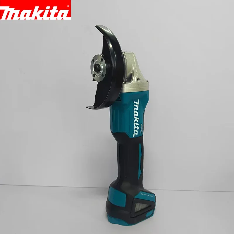 Makita DGA404 18V LXT Rebarbadora sem escova, capacidade de 100 mm/125 mm, engrenagem de 4 velocidades para corte e polimento, rebarbadora de metal