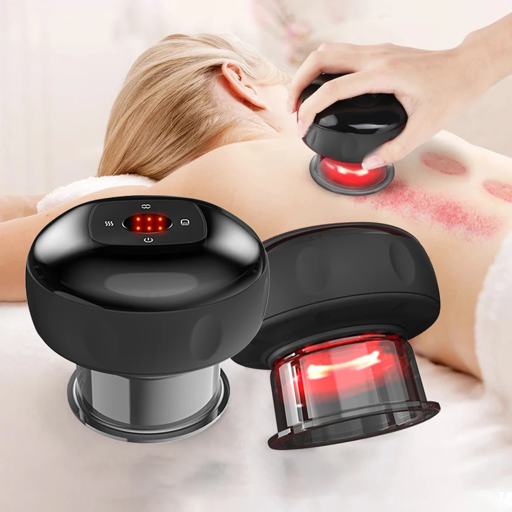 

Electric Vacuum Cupping Massage Body Gua Sha Anti Cellulite Fat Burner Slimming Massager Scraping Suction Cups