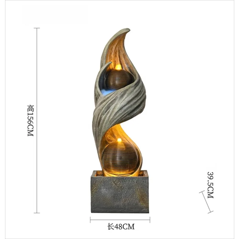 #q-Modern Indoor/Outdoor Waterfall Fountain Wholesale Resin Zen Garden Yard Decoration for Home Decoration Ornaments landscapeo*