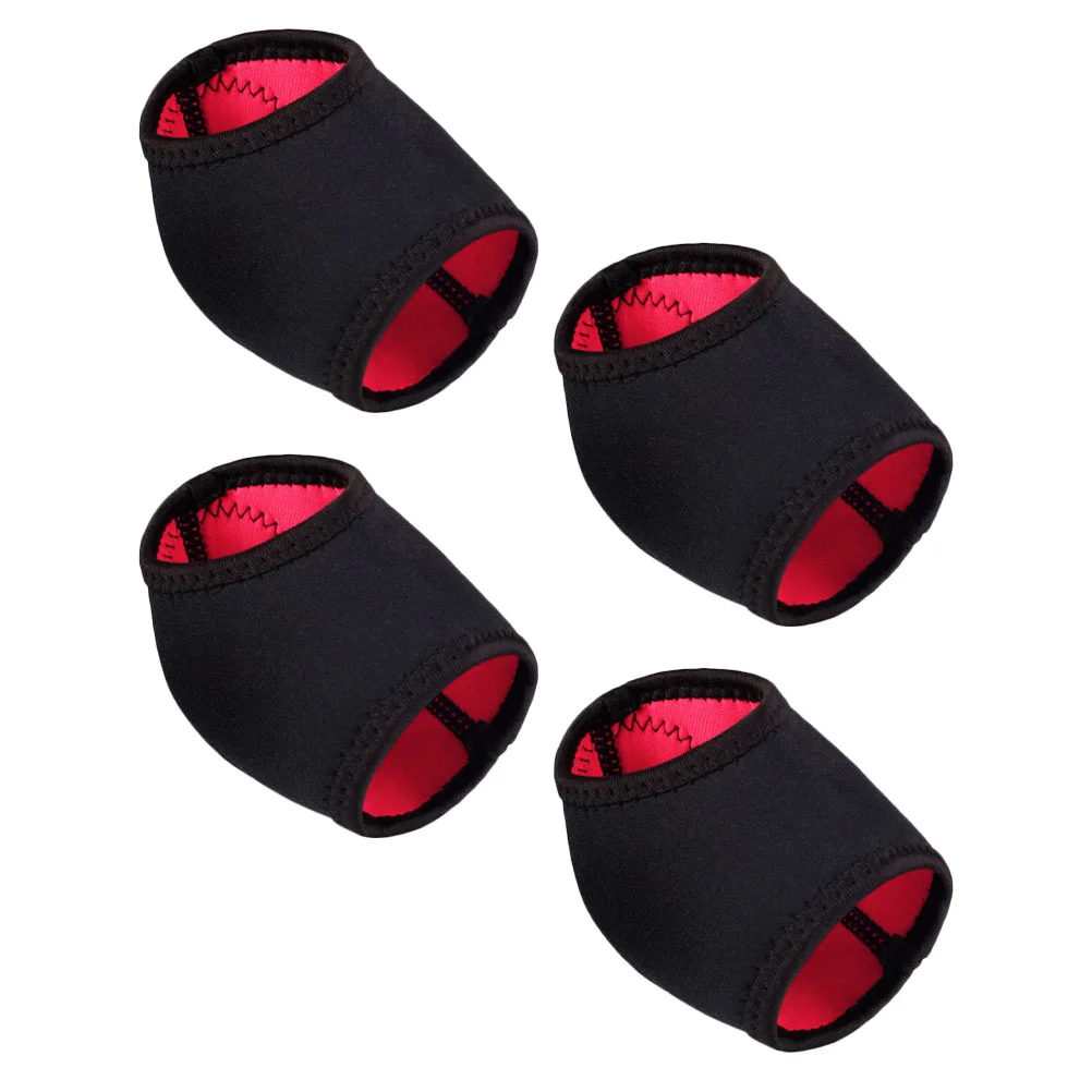 

2 Pairs Heel Socks Protective Covers Non-slip Sleeve Protection Cloth Ankle Pad Support Feet