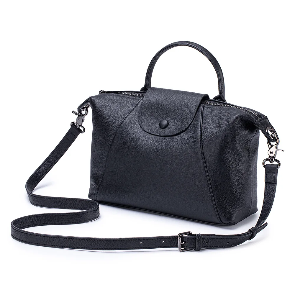 Fashion Woman Shoulder Bag Genuine Leather Women's Bag Large Capacity Fashionable Handbag For Commuting Versatile Crossbody Bag
