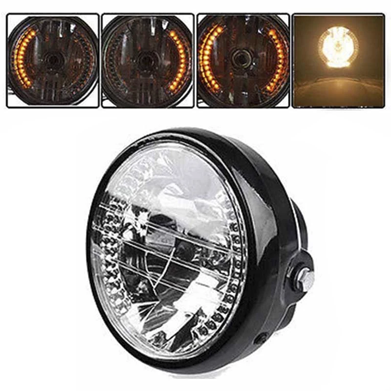 

Universal 6.5Inch Motorcycle Headlight LED Turn Signal Light For Motorcycle