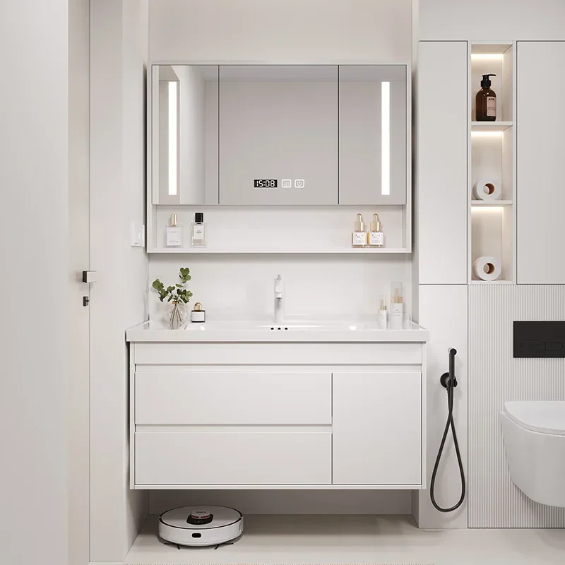 

Funky Luxury Bathroom Cabinet Storage Mirror Show Shower Bathroom Cabinet Organizer Holders Bedroom Vestidores Salon Furniture